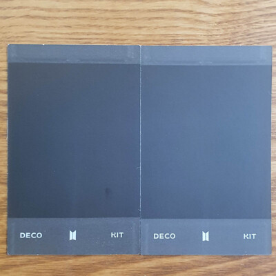 Jungkook Official Instant Photo Set 2pcs Photocard BTS Deco Kit