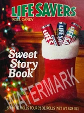 1970's LIFESAVERS Story Book Christmas High Quality Metal Fridge Magnet 3x4 7671