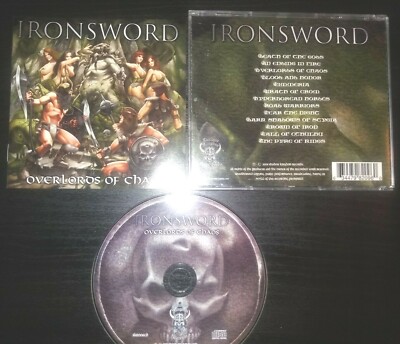 s l400 IRONSWORD overlords of chaos *RARE OOP CD* Manilla Road Cirith Ungol Brocas Helm | Cirith Ungol Online