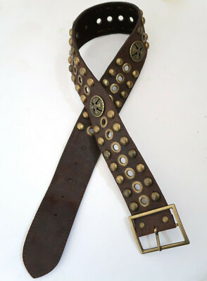SEVESKIG Bridle leather Studs Belt 新品 SEVESKIG Bridle leather Studs Belt 新品