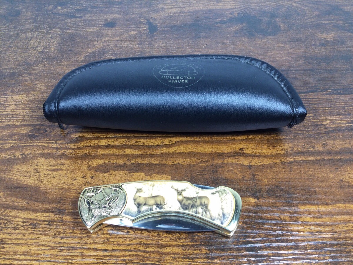 Franklin Mint Collector Knives Wildlife Series Whitetail Deer with