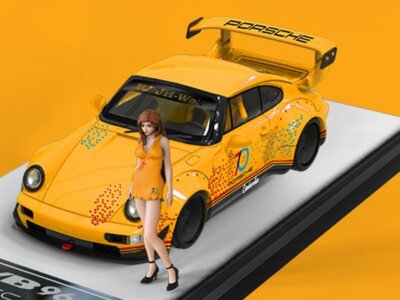 【限定999台】 PGM RWB Porsche 964 70周年モデル 1/64 PGM Porsche 911 RWB 964 70th Anniversary Diecast Car