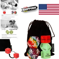 Men LGBTQ Plus 5 Sex Dice Set for Couples Glow in Dark Adult Game Night