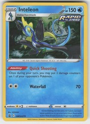 Inteleon SWSH279 Holo Promo Sword & Shield