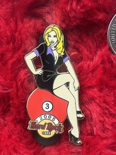 Hard Rock Cafe Pin Online Pool Ball Series 3 Girl Hat Lapel Billiards