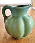 Van Briggle Pottery Melon Creamer Pitcher Turquoise Matte Glaze Colorado Springs