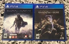 Middle Earth: Shadow of Mordor & Shadow of War (PS4) Complete & Tested!