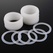 40 Pack Silicone Sealing Ring Gasket for Mason Jar Lids, Regular Mouth 2.8"/70Mm