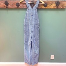 Vintage OshKosh Bgosh Hickory Stripe Overalls 1960's-70's Union Made USA