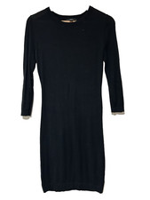 Mossimo Women’s Bodycon Sweater Black Crewneck Pullover Dress XS