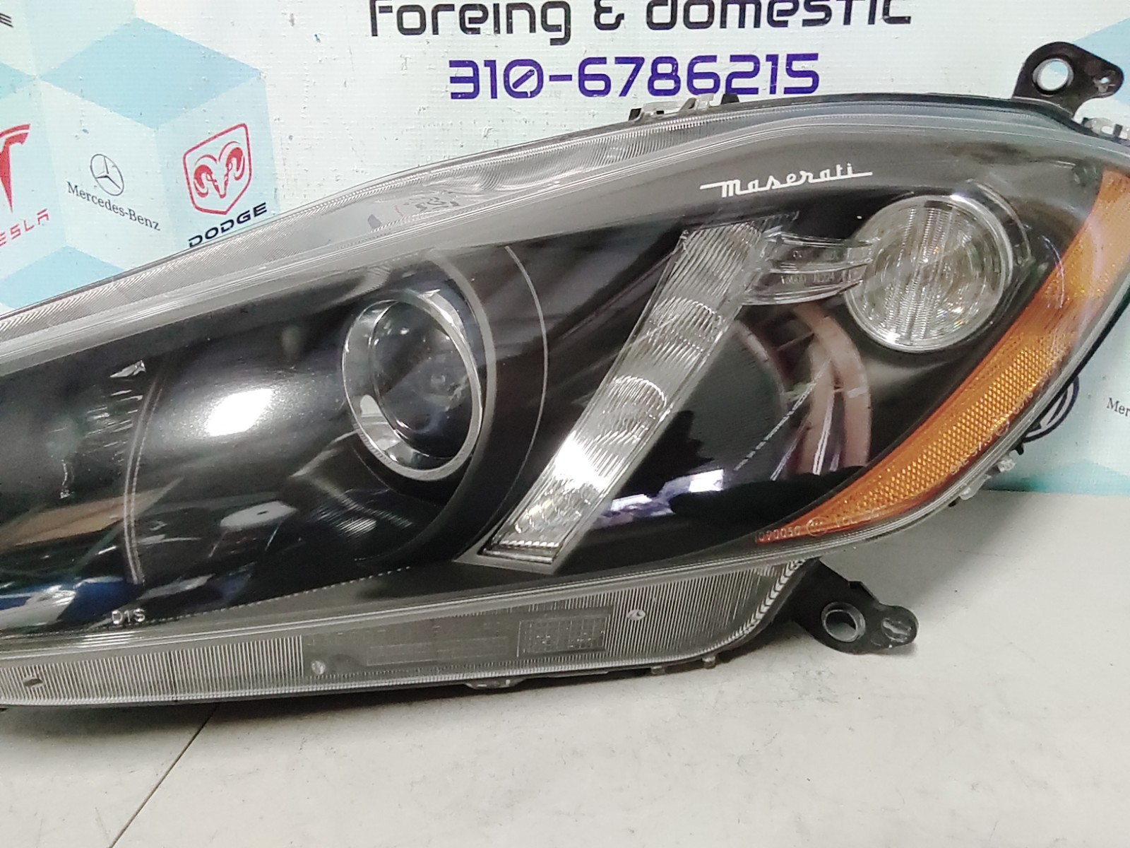 2013 MASERATI GRANTURISMO GT SPORT XENON HEADLIGHT LEFT  OEM 2014 2015 2016 17