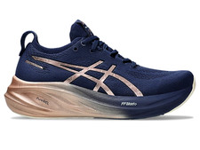 Asics GEL-NIMBUS 26 PLATINUM Blue expanse / Rose Gold Size UK 6