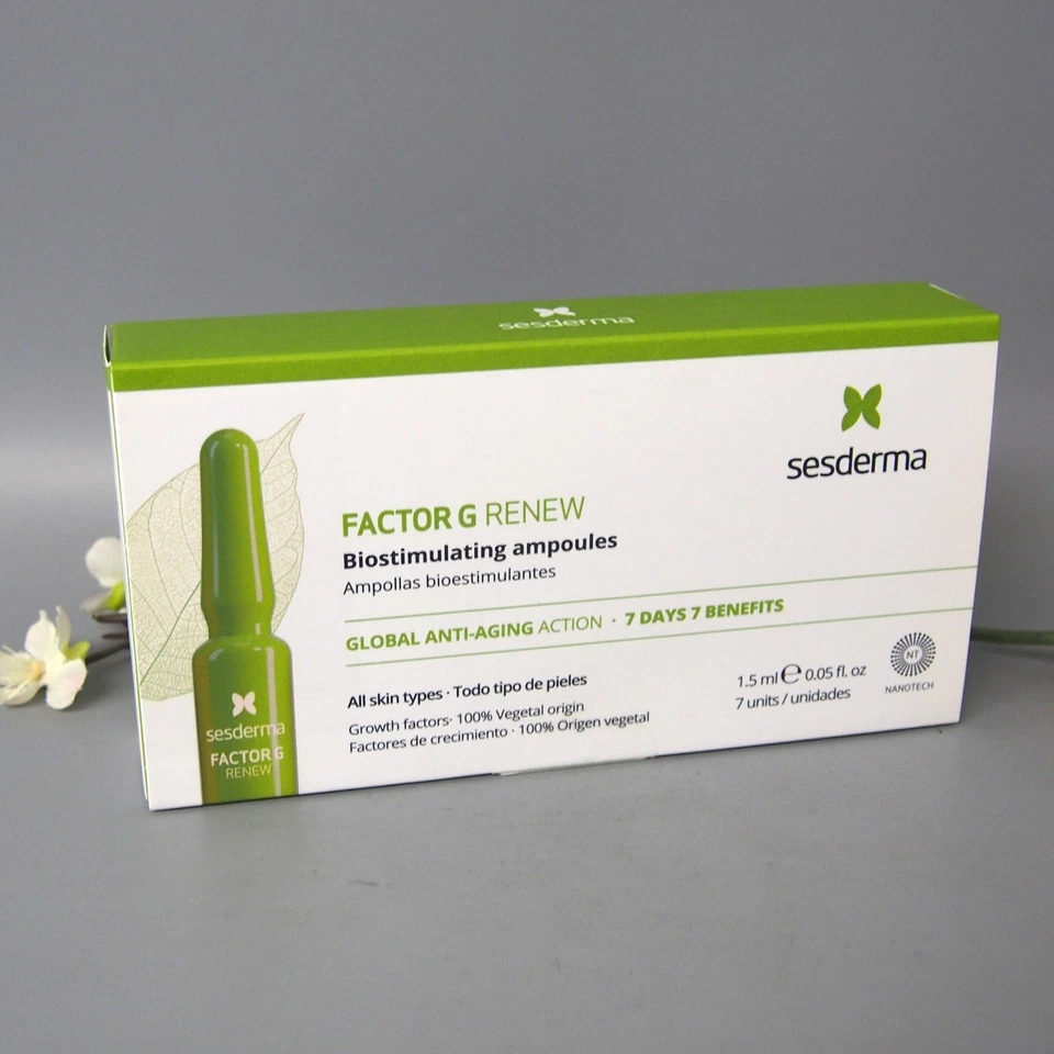 Sesderma FACTOR G RENEW Ampoules 7 x 15ml / 0.05oz - Imagem 2 de 4