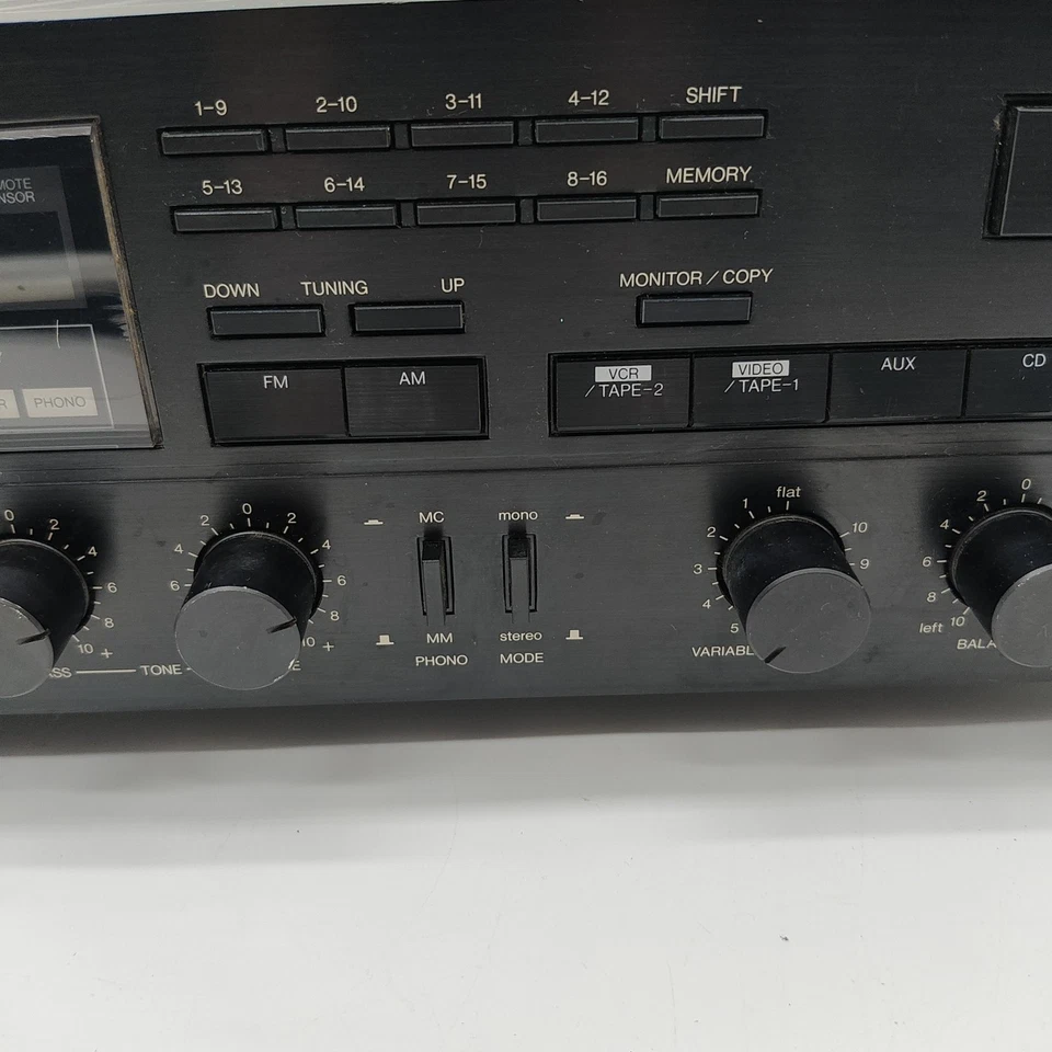 Denon DRA-75VR Precision Audio Video Receiver -Works-For Parts or Repair - Image 4 of 4