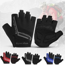 Men Weight Lifting Workout Gym Glove Wrist Support Lifting Exercise Fingerless