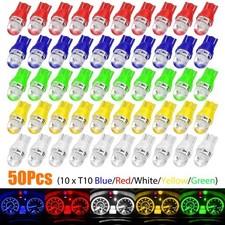 50 PACK T10 194 168 2825 LED Bulbs For Speedometer Dashboard Instrument Cluster