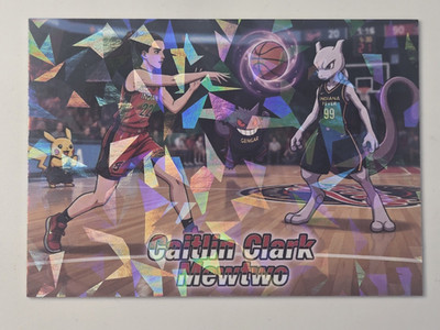 2026 ANIME POKEMON PIKACHU MEWTWO GENGRA CAITLIN C. CRACKED ICE