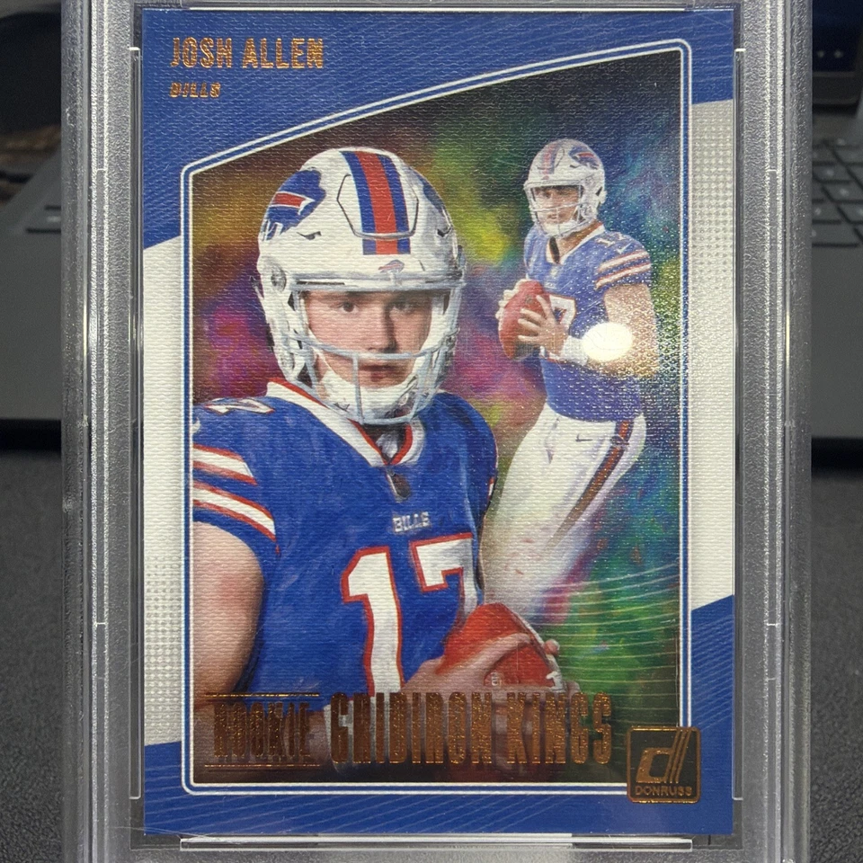 🔥2018 Donruss Josh Allen Rookie Gridiron Kings RC #RGK-4 Bills PSA 8🔥 - Image 3 of 3