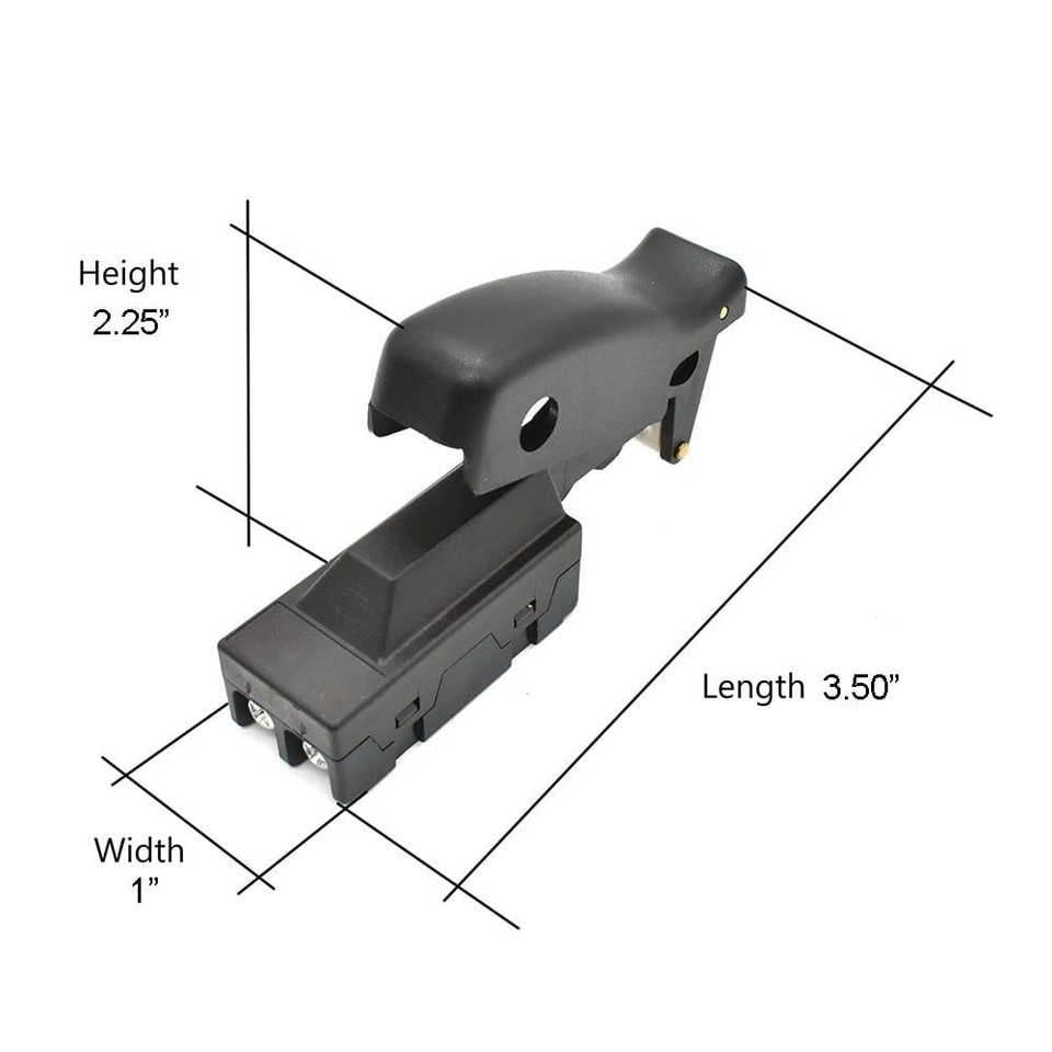 SING F LTD Miter Saw Trigger Switch SW38C – 125/250V 24A/12A, Fits DeWALT DW703 DW705 DW706 DW713