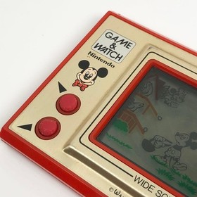 Nintendo MC-25 Mickey Mouse Game & Watch Vintage LCD Tested Working Used From JP
