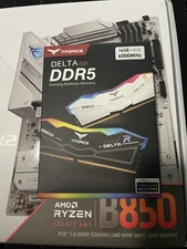 Team Group T-Force Delta RGB DDR5 16GB RAM Kit (2x8) White, 6000MHz CL38 *NEW*