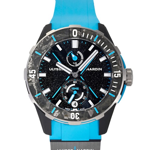 Ulysse Nardin Diver 1183-170-2B Automatic winding 44mm Black