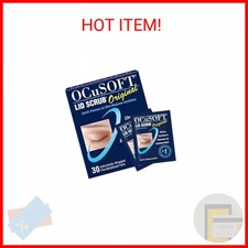 OCuSOFT Lid Scrub Original Eyelid Cleanser - Pre-Moistened Eyelid Wipes for Mild