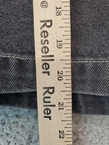 Vintage JNCO Youth Shorts Black Sz 12 Red Crown Tag Y2K Skate Jeans RARE - Picture 10 of 18