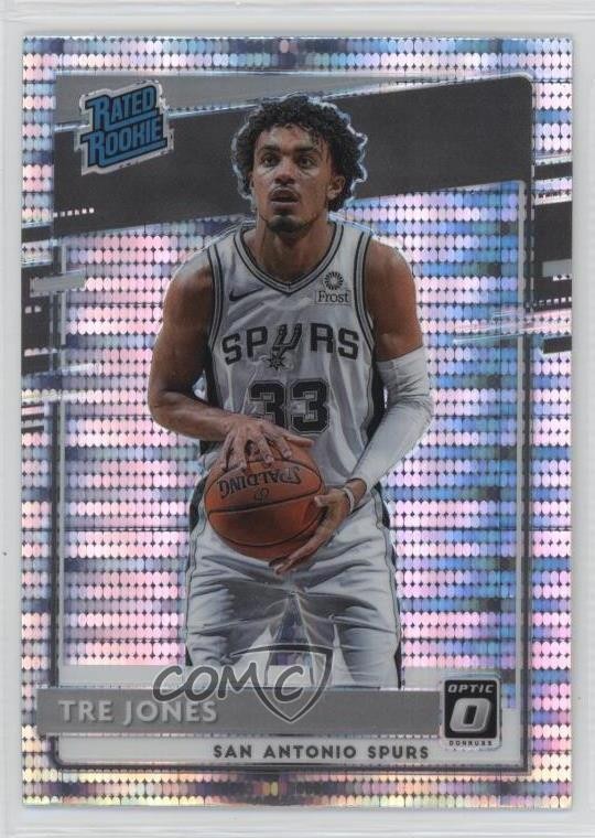 2020 Donruss Optic Rated Rookie Target Box Set Pulsar Prizm Tre Jones #188 1g4r