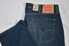 NWT LEVI'S 514 Red Tab 38x30 Men's Straight Stretch Cotton Denim Blue Jeans