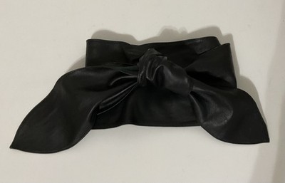 BEBE Wrap Leather Belt 39'' Long Soft Leather USA Tight Waist Style