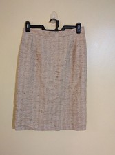 New Talbots Vintage Linen Wool Silk Blend Skirt 10