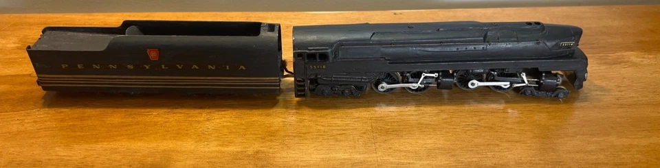 Bowser HO Steam Engine16 Wheel Brass Tender #5511 Pennsylvania Die-Cast PRR 4-4- - Image 4 of 4