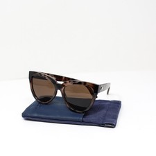 Le Specs Liar Liar Oversize Cat Eye Sunglasses Volcanic Tortoise Brown Mono