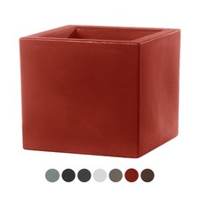 VASO QUADRATO VARI COLORI DISPONIBILI 58X58 CM H 58 MOD. SCHIO CUBO
