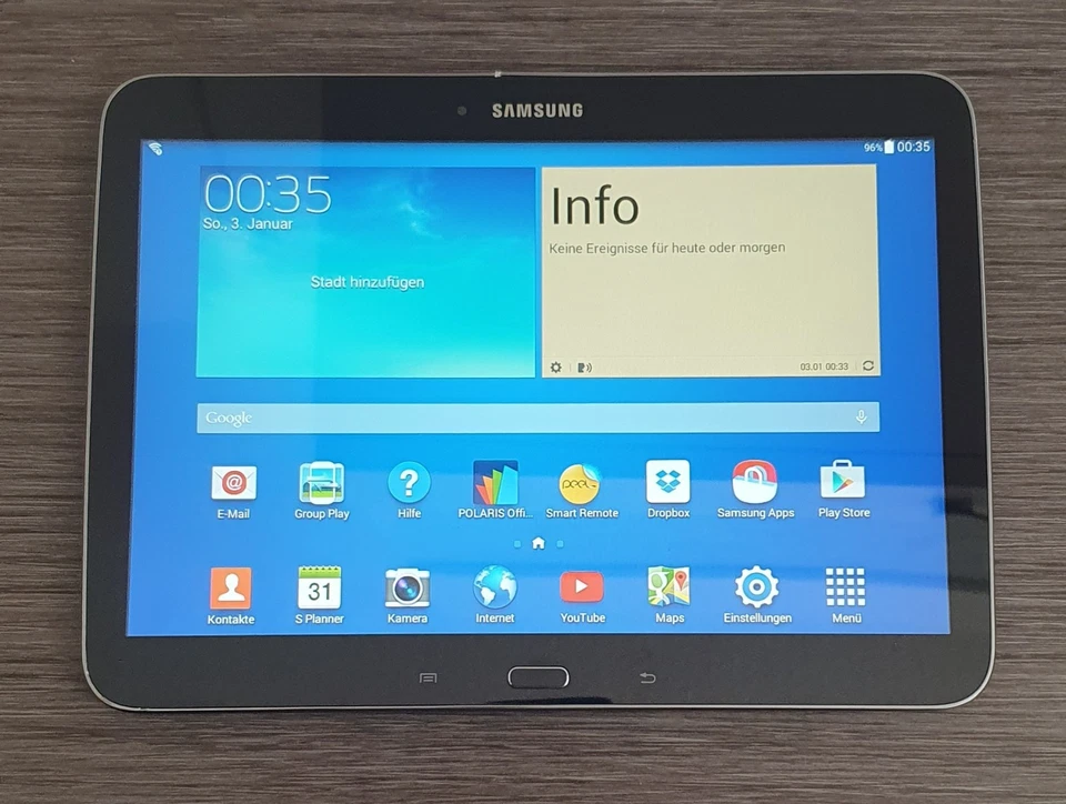 Samsung Galaxy Tab 3 GT-P5210 16GB, WLAN, 10,1 Zoll - Mitternachtsschwarz - Bild 3 von 4