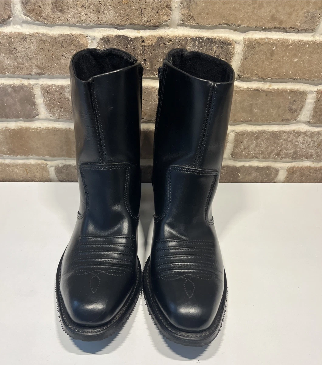 Double-H Boots Black Zip Boots for Men for sale | eBay display picture 3