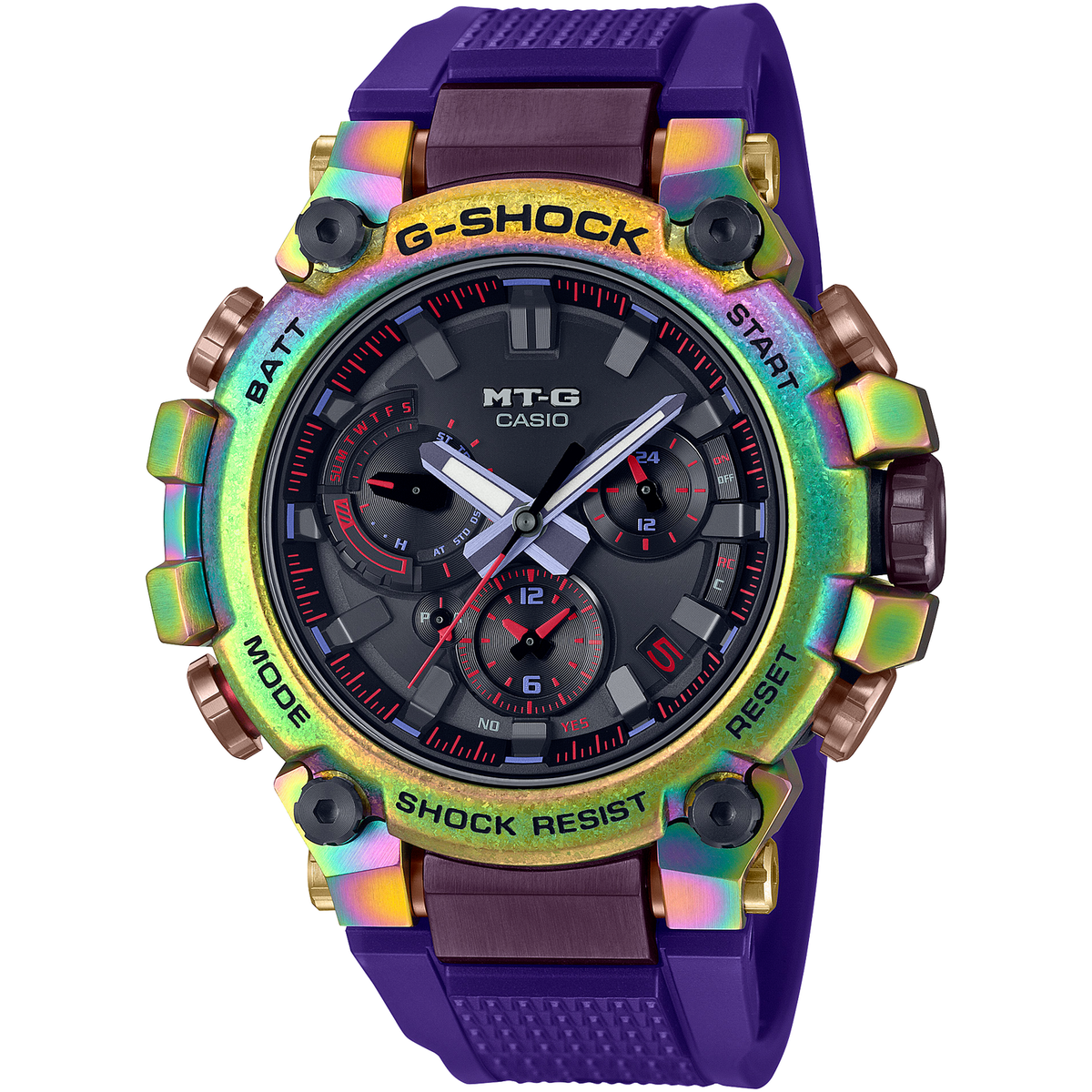 CASIO G-SHOCK MTG-B3000PRB-1AJR Aurora Rainbow IP Bluetooth Radio  