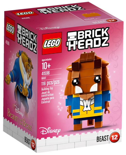 LEGO BrickHeadz 12 41596 Disney Beast 122 Pieces Series 1 New