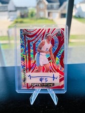 2022-23 Leaf Opti Chrome Armando Bacot Red Kaleidoscope Rookie Auto RC #2/2