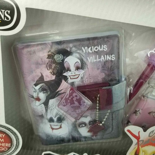 Juego de lápiz/mini cuaderno/diario estacionario de villanos de Disney cerradura y llave regalo para niños - Imagen 2 de 4