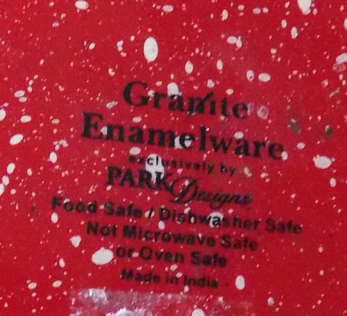 THEIERE SEULE EN EMAIL GRANITE BORDEAUX - Picture 5 of 6