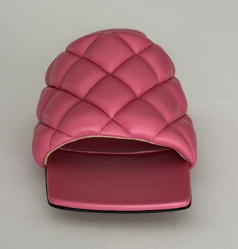 NWT $990 Bottega Veneta Pink Flat Sandals Shoes 7 US (37 Euro) 627710 Italy - Picture 7 of 14
