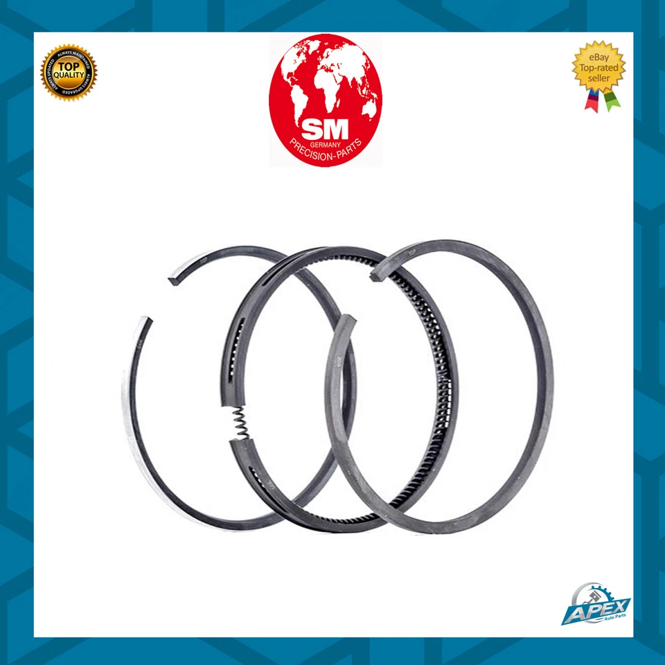 PEUGEOT 206 207 1.6 HDI DIESEL ENGINE 9HX 9HY 9HZ (DV6ATED4) PISTON RINGS SET - Image 3 of 3