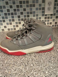 Nike Jordan Max Aura Youth Smoke Grey Rush Pink Grey Fog AQ9249016 Sz 6 GUC A2 | eBay