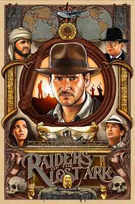 Indiana Jones Raiders of the Lost Ark Movie Poster Art Giclee Print 16x24 NEW