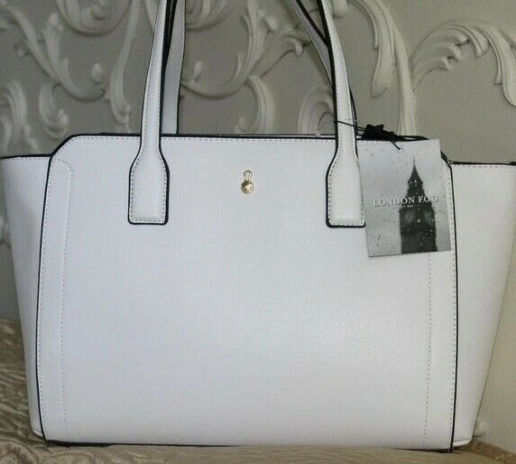 London fog white purse sale