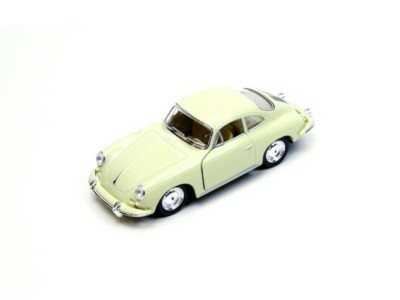 (5398D) 5'' Kinsmart Porsche 356 B Carrera 2 Diecast Model Toy Car 1:32 cream 