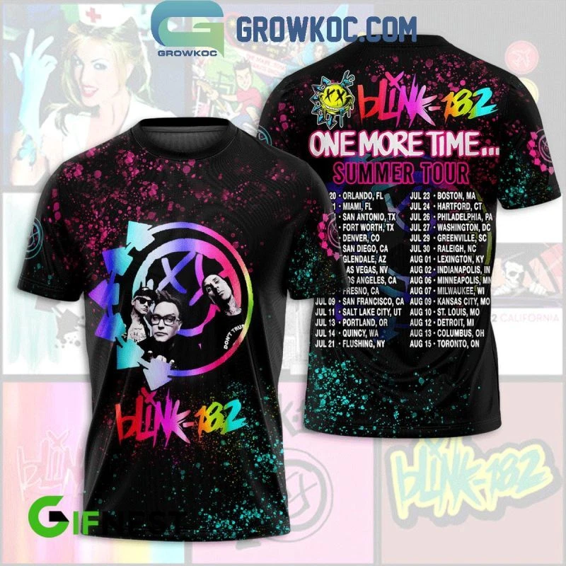 B182 One More Time Summer Tour 2024  T-Shirt