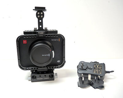 Blackmagic Design Production Camera 4K (EF Mount) - Black Wooden Camera kit USED